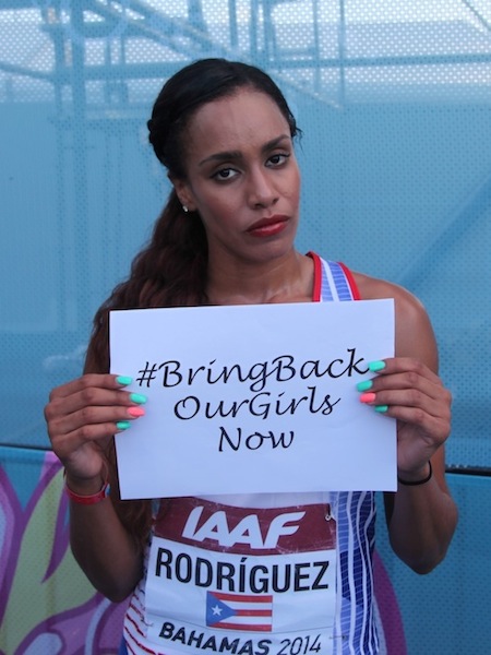 Carol Rodriguez, Puerto Rican 4x100m Gold Medallist at Central American & Caribbean Games 2010